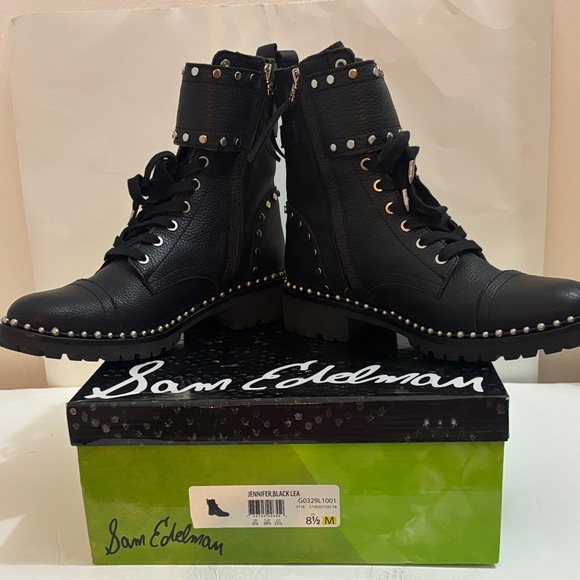 Sam Edelman Shoes - Sam Edelman Black Studded Combat Boots